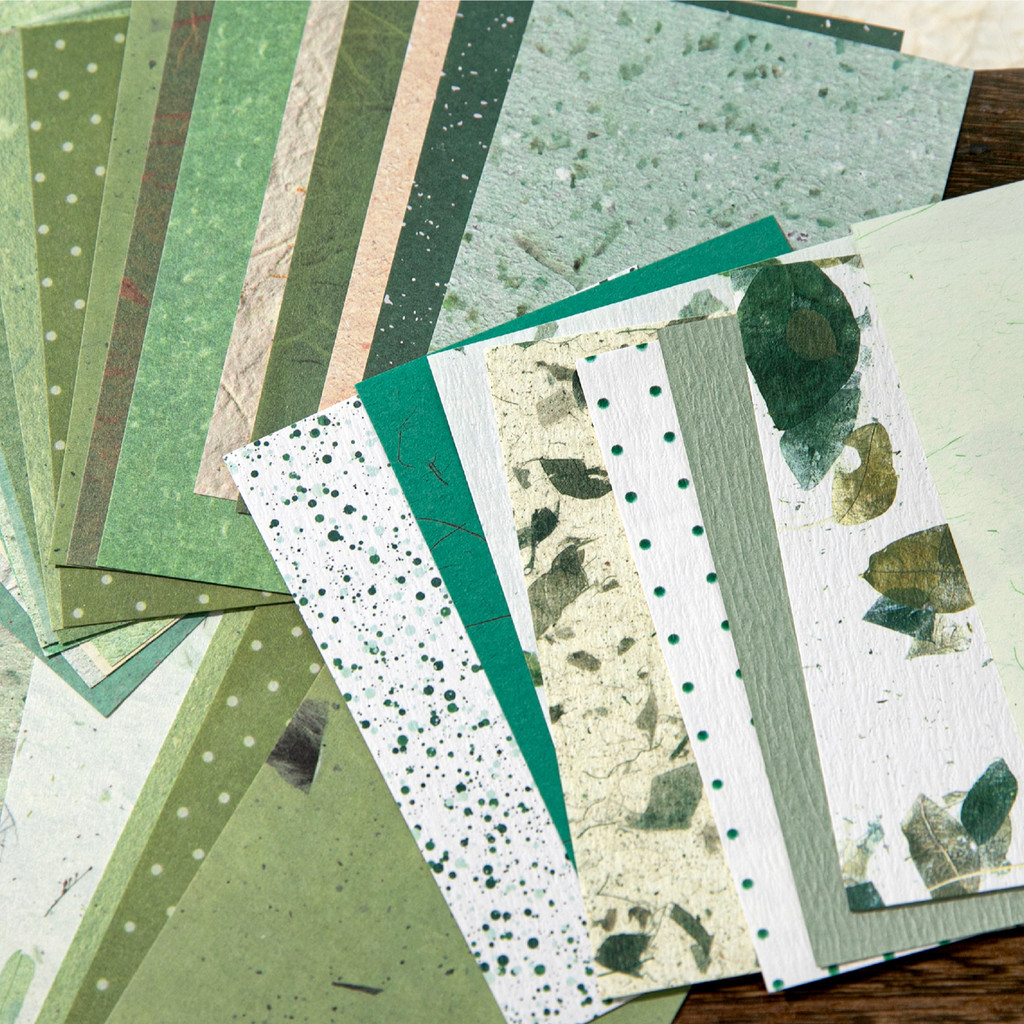 Vintage Junk Journal Scrapbooking Paper - 50 Stück Vintage-Materialpapier Scrapbooking-Papier DIY Junk