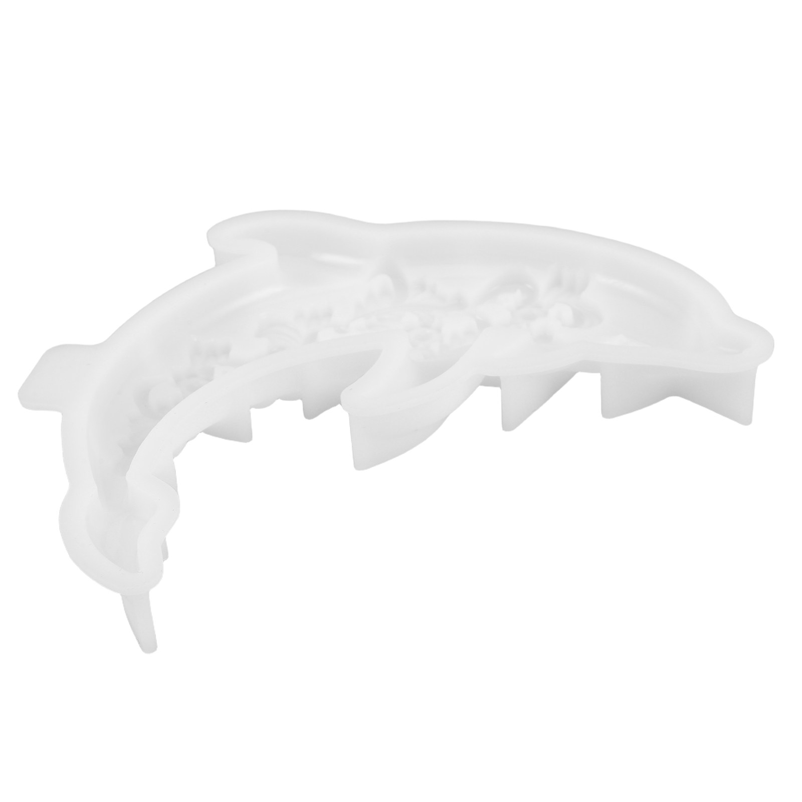 Silicone Epoxy Resin Molds Set - DIY Silikonformen-Set Rosen- und Delfinform für