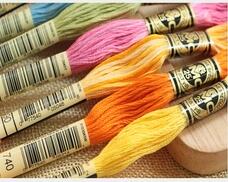 Cotton Embroidery Thread Skeins - OneRoom Französische DMC Stickgarn-Set - 447