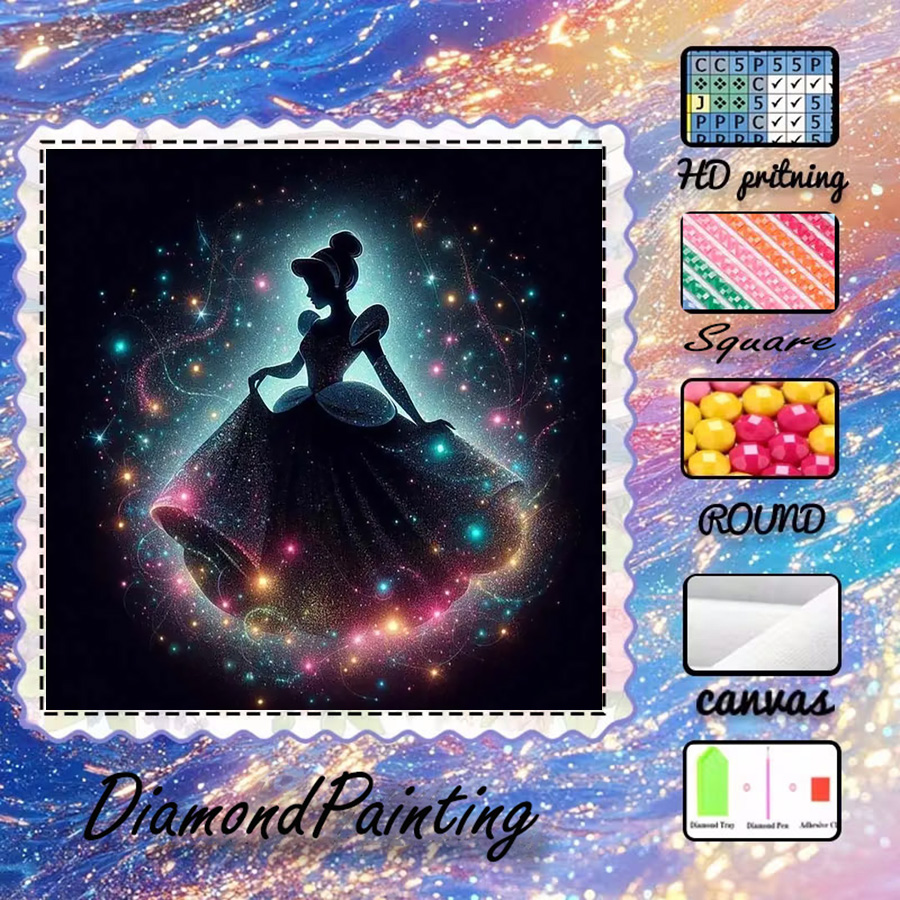 5D Diamond Painting Kit Full Drill - 1 Stück - 5D-DIY - Beflockter