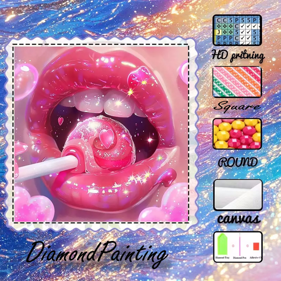5D Diamond Painting Kit Full Drill - 1 Stück - 5D-DIY - Beflockter