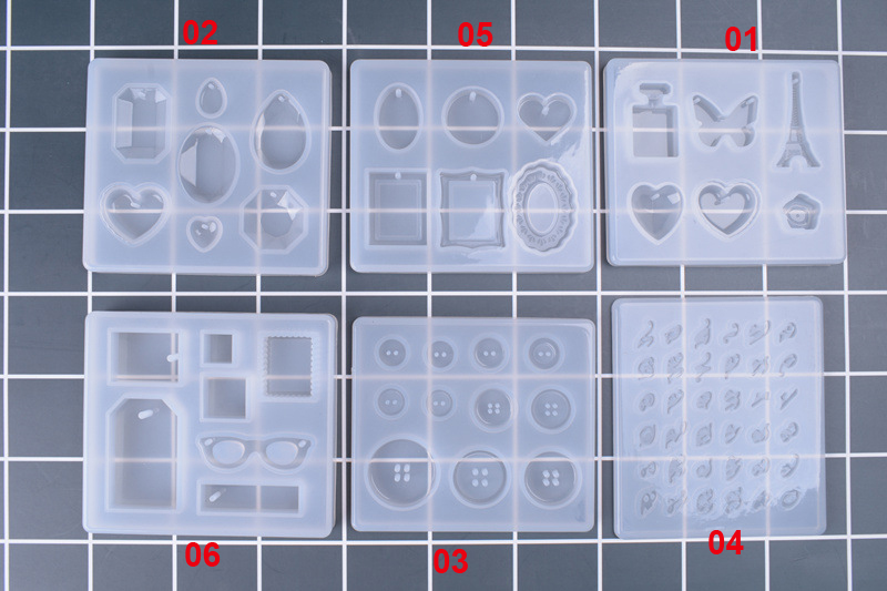 6 Designs Silikonharz-Gießform – Silicone Epoxy Resin Molds Set Bewertung und Preis