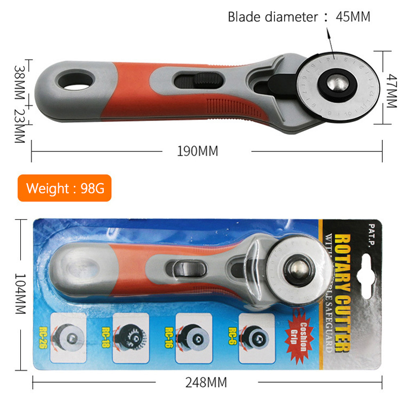 Lederhandwerksschneider, 45 mm – Rotary Cutter For Fabric 45Mm Bewertung und Preis