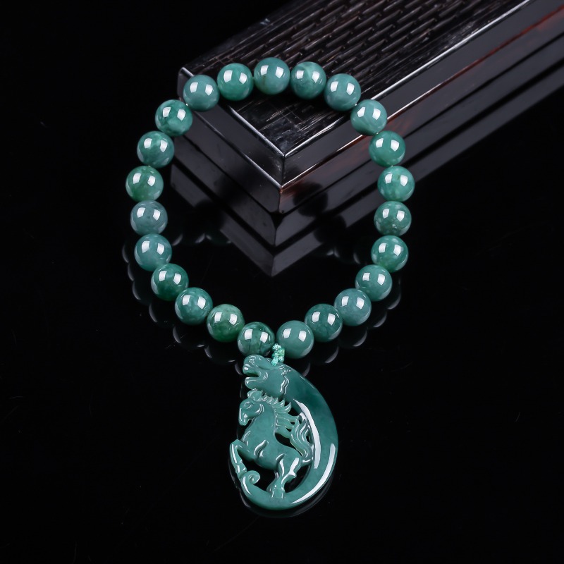 Natürliches Jadeit Blauwasser- – Beading Bewertung und Preis