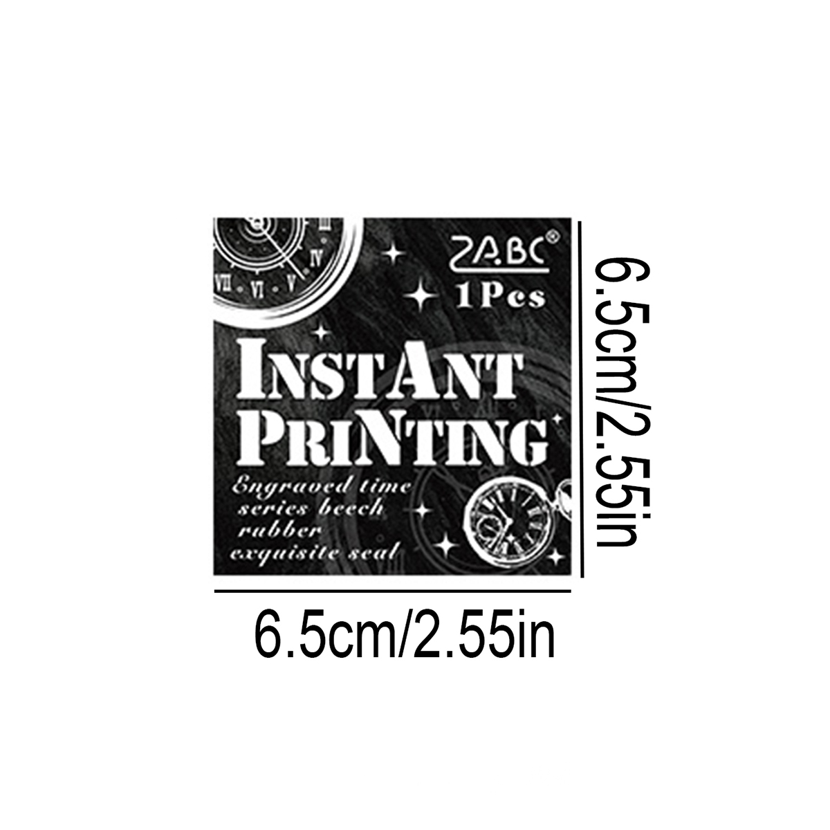 Vintage-Uhr-Muster Holzstempel – Scrapbooking Bewertung und Preis