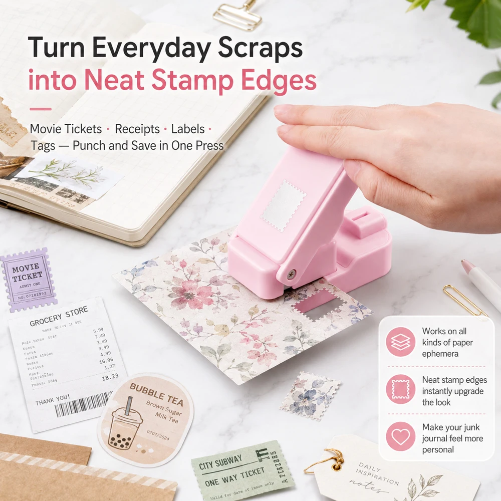 Briefmarken-Kantenstanzer für  – Scrapbooking Bewertung und Preis