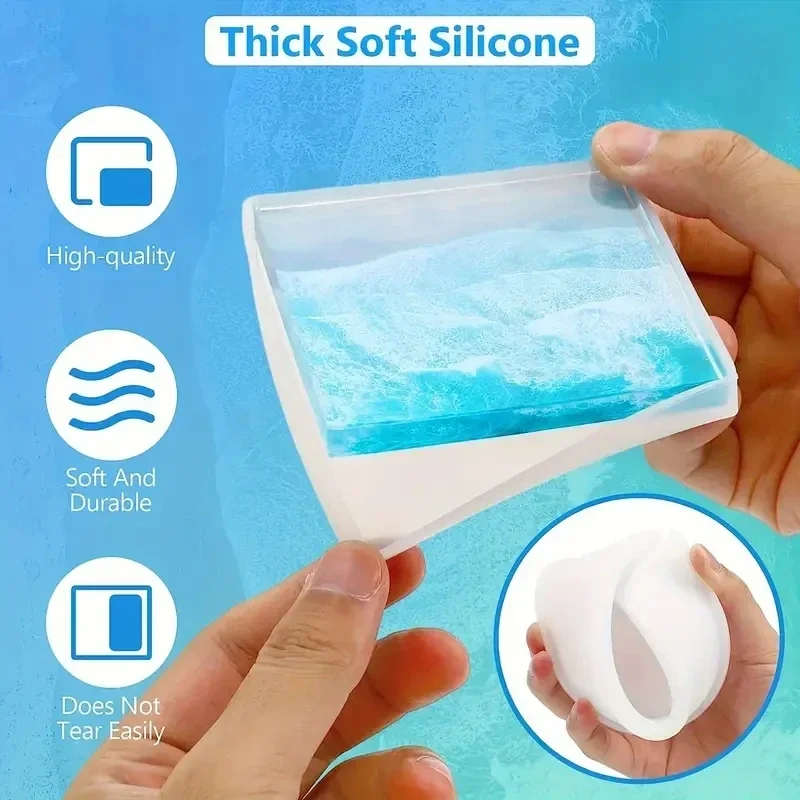 5 Teile/satz DlY Epoxidharz Ta – Silicone Epoxy Resin Molds Set Bewertung und Preis