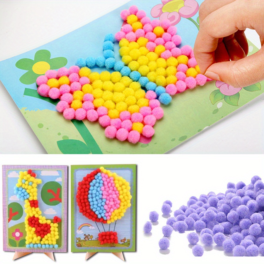 2 stücke 16x21 cm Bunte Pom-Po – Painting Supplies Bewertung und Preis