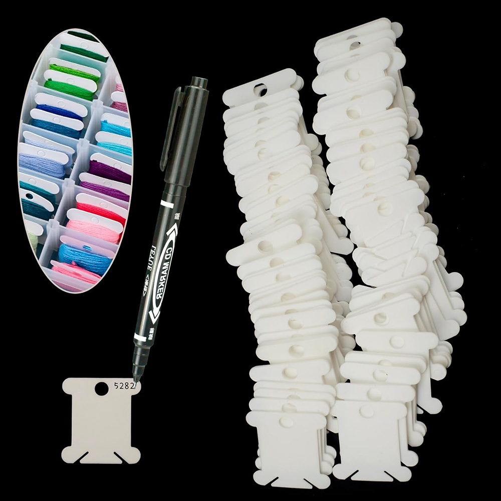 Stickgarn-Organizer mit 18 Fäc – Cotton Embroidery Thread Skeins Bewertung und Preis