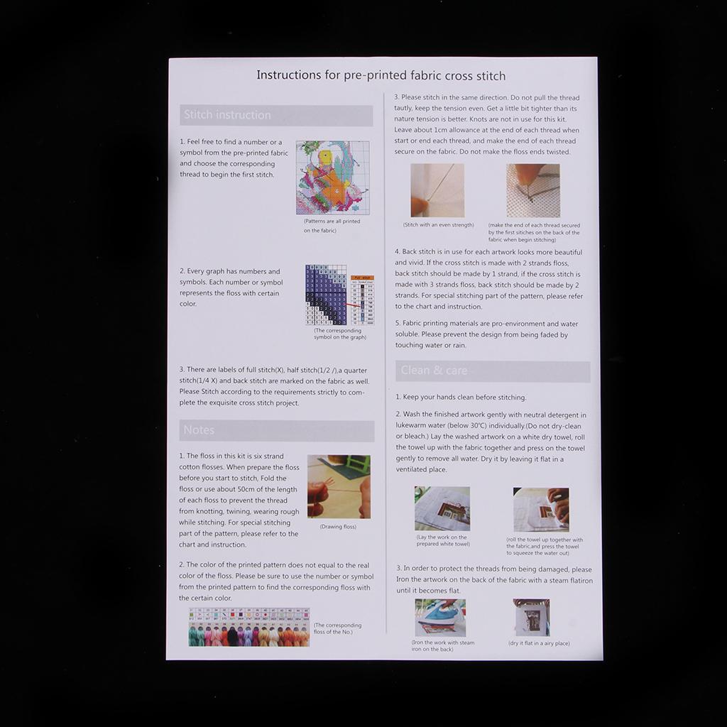 Gestempelte Kreuzstich-Sets Ba – Cross Stitch Stamped Kits Beginners Bewertung und Preis