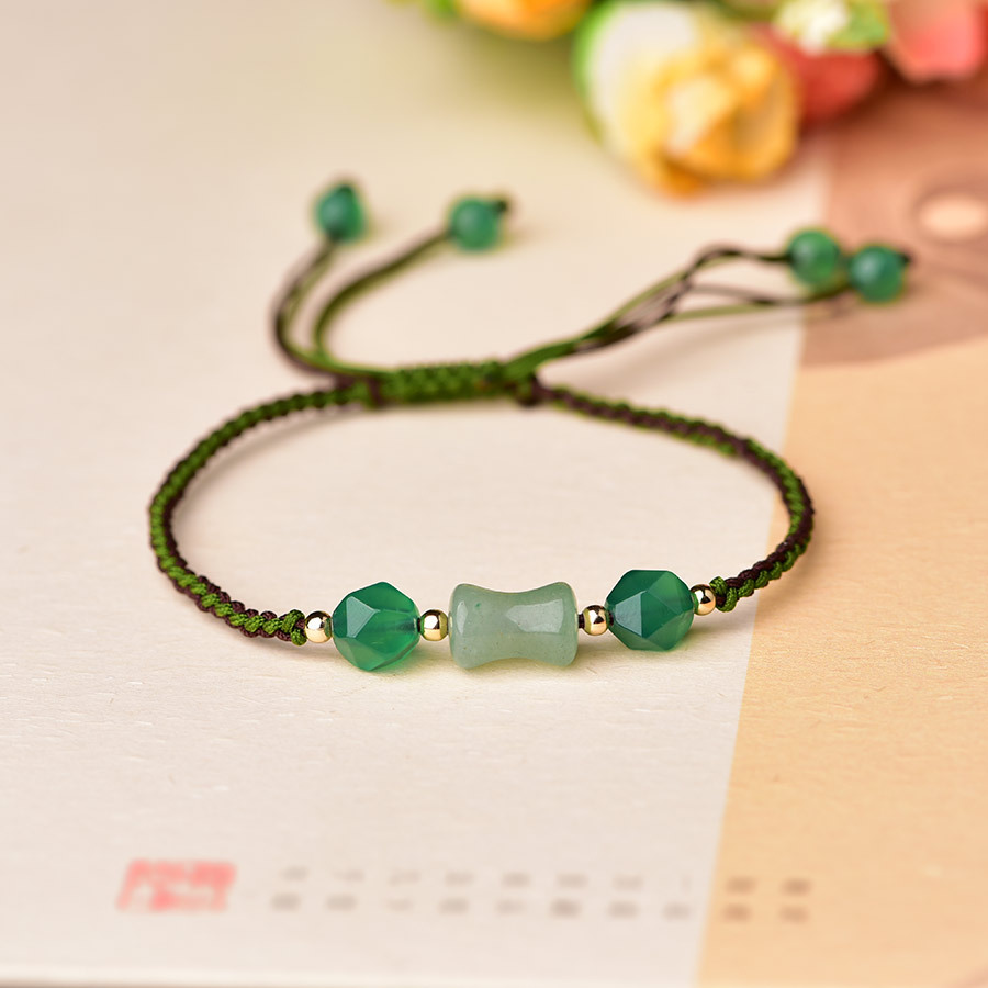 Grüne natürliche Jadeperlen-Ar – Beading Bewertung und Preis