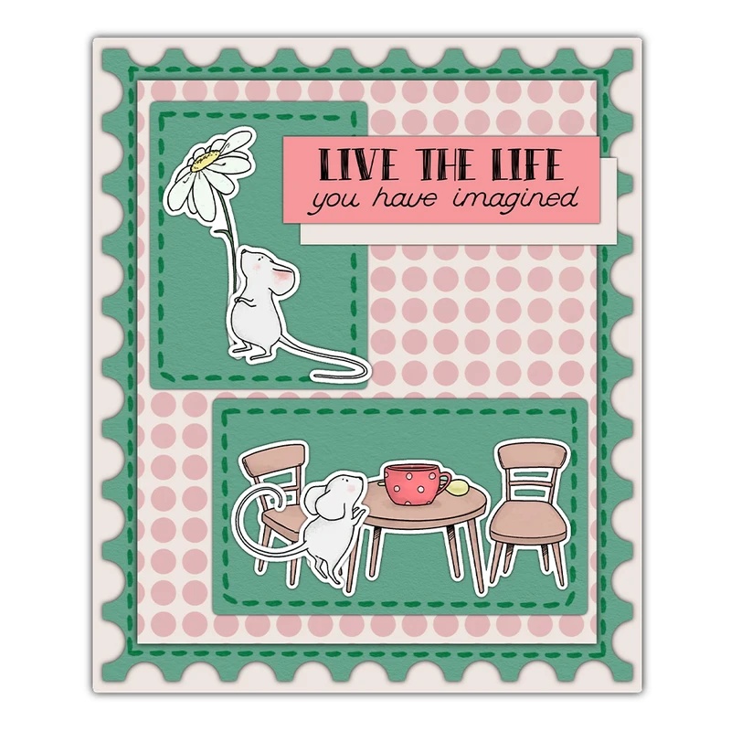 Suncraft Little Mouse & Kitche – Clear Silicone Stamps For Card Making Bewertung und Preis