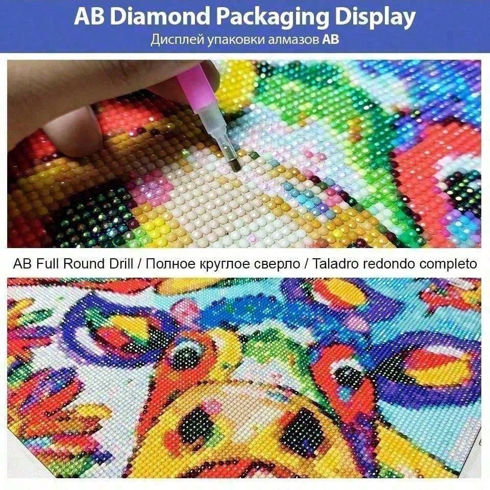 1 Stück 5D DIY Beflockungsstof – 5D Diamond Painting Kit Full Drill Bewertung und Preis