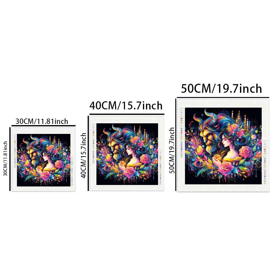 1 Stück - Potdemiel-5D-DIY - B – 5D Diamond Painting Kit Full Drill Bewertung und Preis