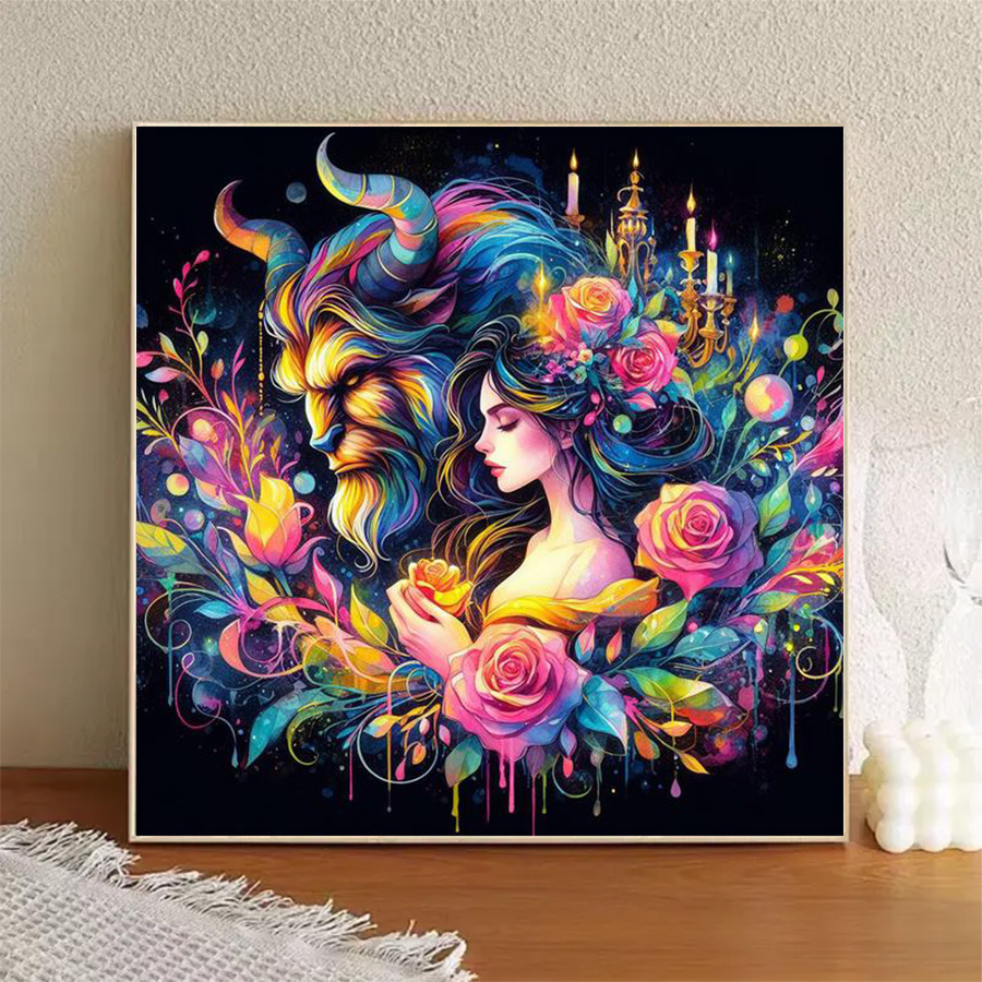1 Stück - Potdemiel-5D-DIY - B – 5D Diamond Painting Kit Full Drill Bewertung und Preis