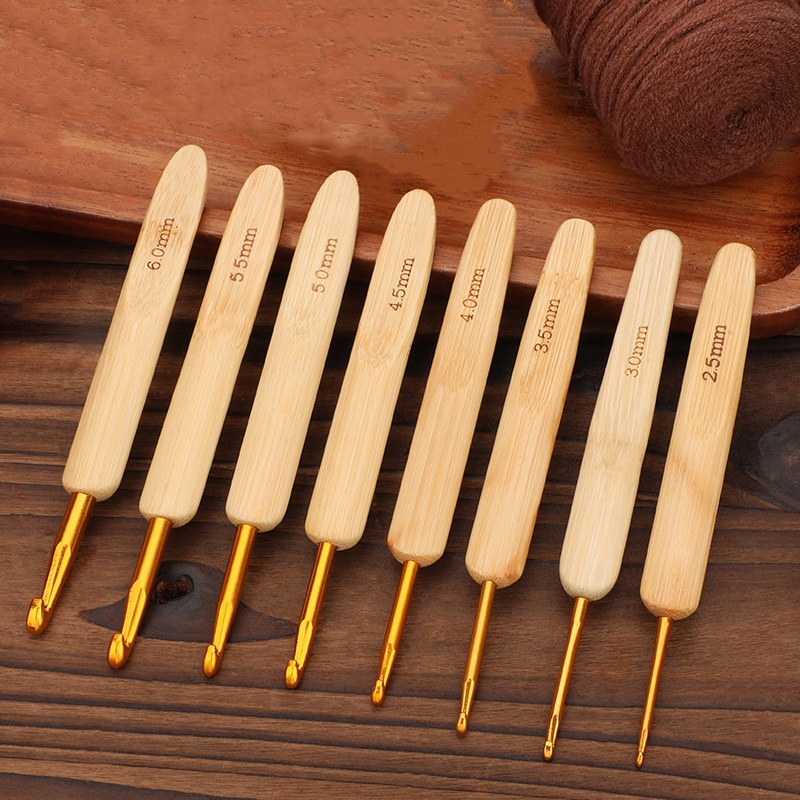 Häkelnadeln mit Bambus-Holzgri – Wooden Crochet Hooks Ergonomic Handle Bewertung und Preis