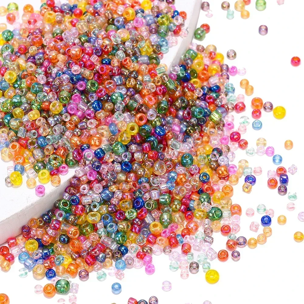 10g 2mm 3mm 4mm AB Farbe Tsche – Glass Seed Beads 2Mm Jewelry Making Bewertung und Preis