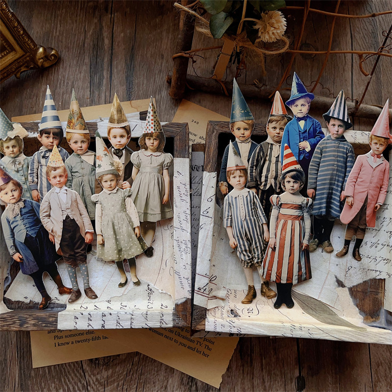 15 Stück Vintage Clown Party K – Vintage Junk Journal Scrapbooking Paper Bewertung und Preis