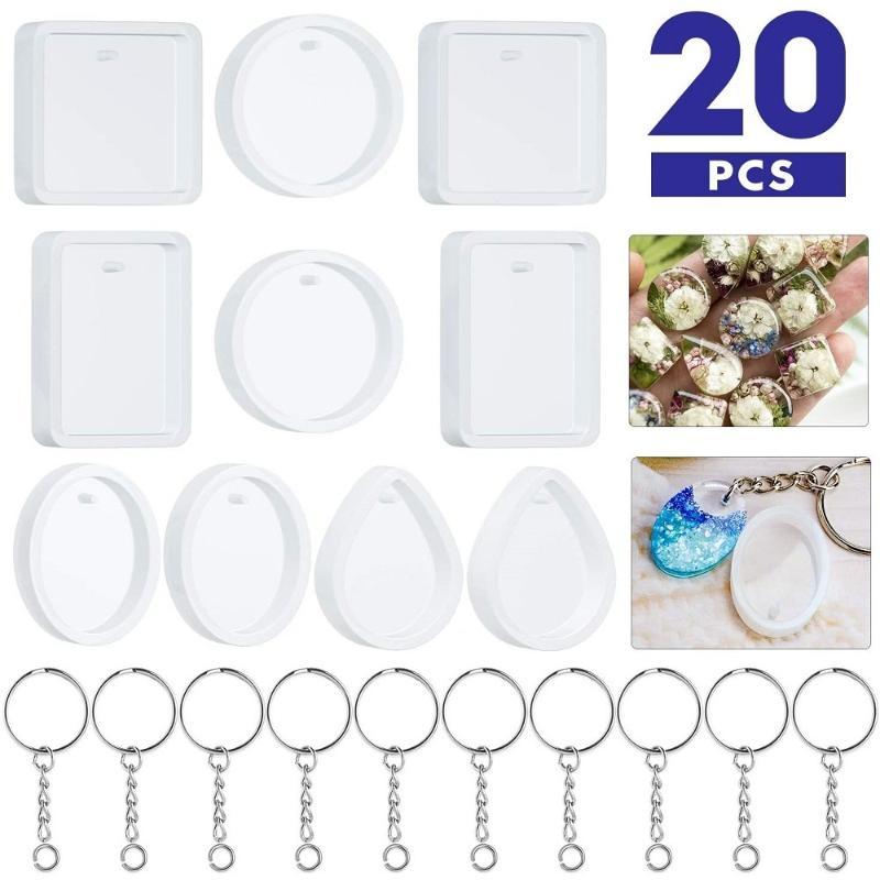 20-teiliges Set DIY Schlüssela – Silicone Epoxy Resin Molds Set Bewertung und Preis