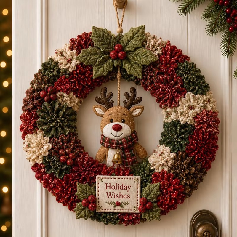 3D Weihnachts-Stoff-Poke-Art-S – Sewing Bewertung und Preis