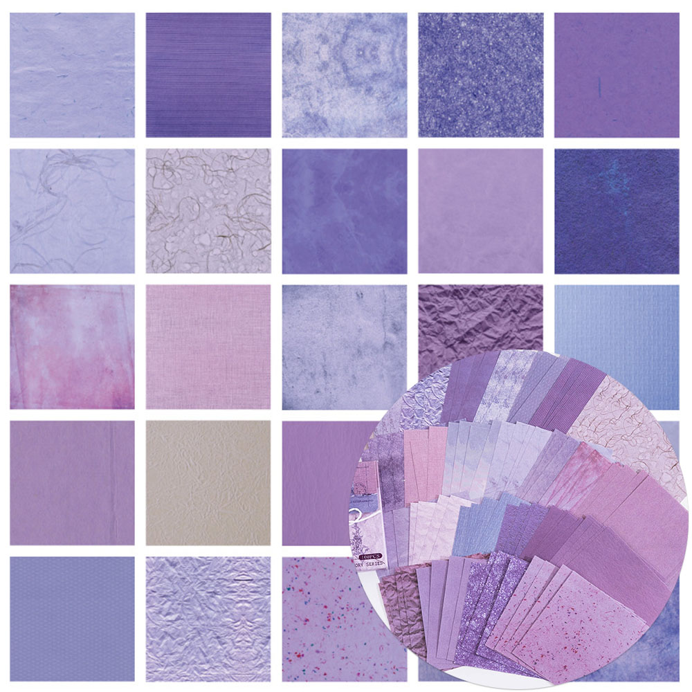 100 Stück bunte Textur Hinterg – Vintage Junk Journal Scrapbooking Paper Bewertung und Preis