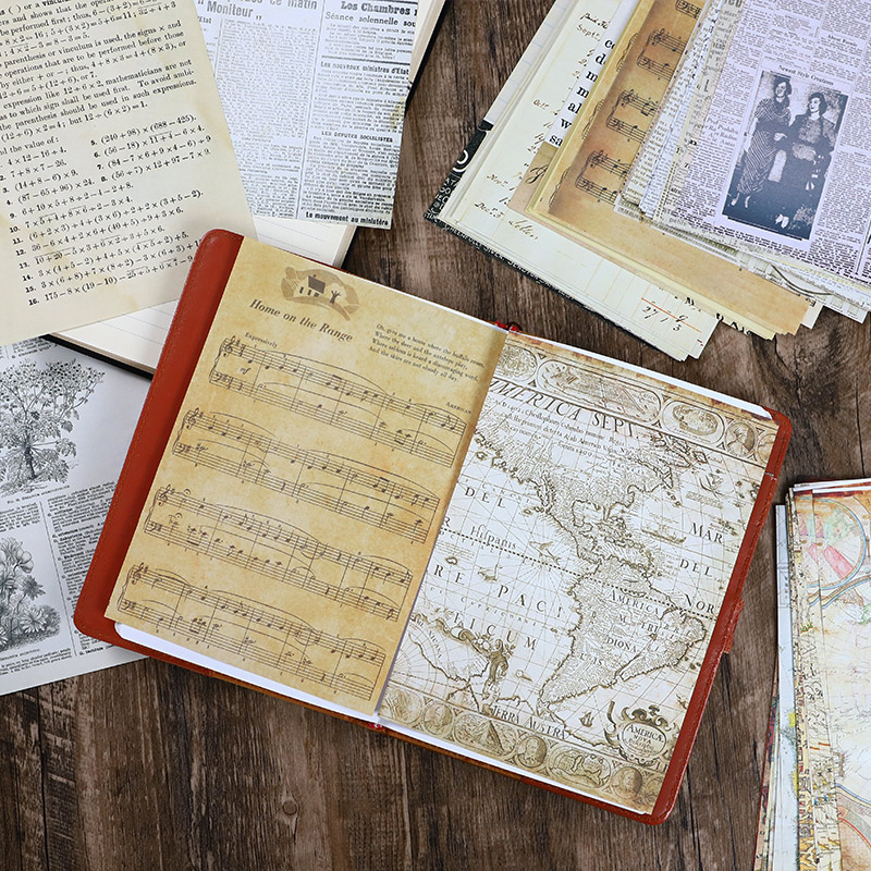 30 Stück alte Karte, Blumenbuc – Vintage Junk Journal Scrapbooking Paper Bewertung und Preis