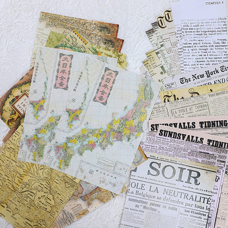 30 Stück alte Karte, Blumenbuc – Vintage Junk Journal Scrapbooking Paper Bewertung und Preis