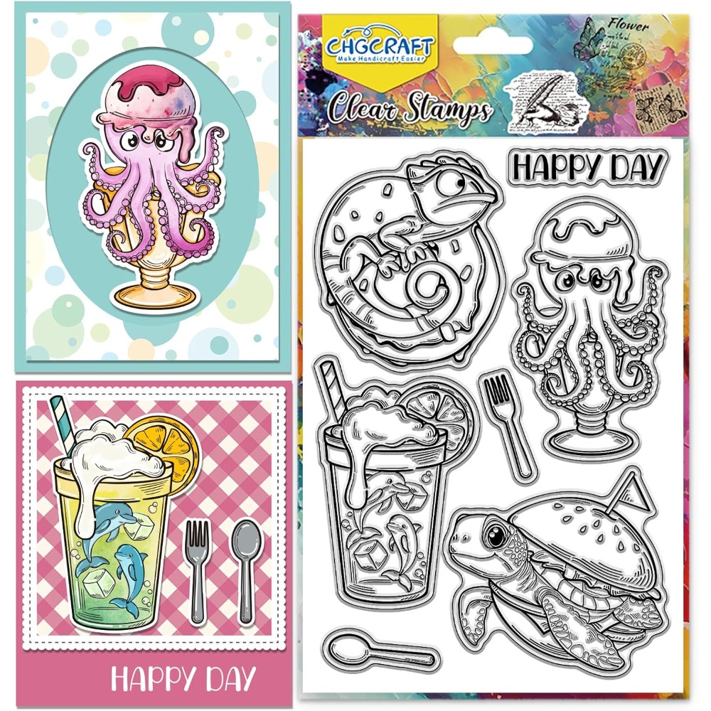 Transparente Stempel mit Meere – Clear Silicone Stamps For Card Making Bewertung und Preis
