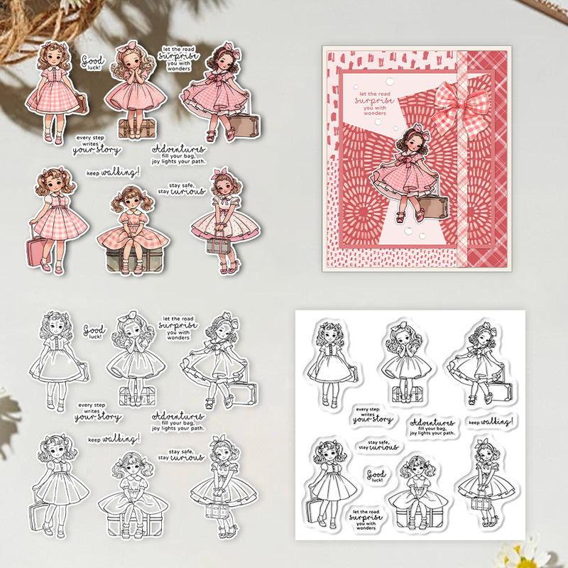 Suncraft Clear Stamp „Lovely T – Clear Silicone Stamps For Card Making Bewertung und Preis
