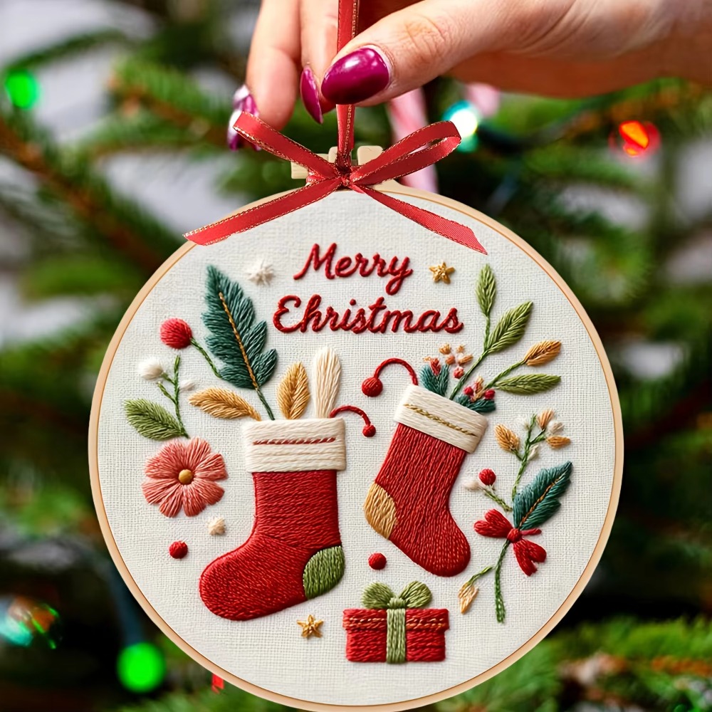 3-teiliges Stoff-Stickerei-Set – Cross Stitch Stamped Kits Beginners Bewertung und Preis