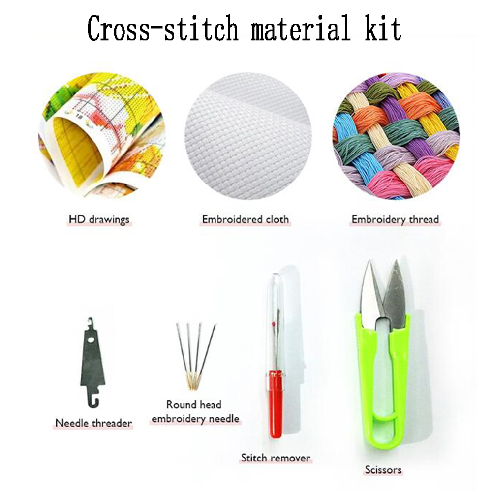 Kreuz stich Stickerei Waldhaus – Cotton Embroidery Thread Skeins Bewertung und Preis
