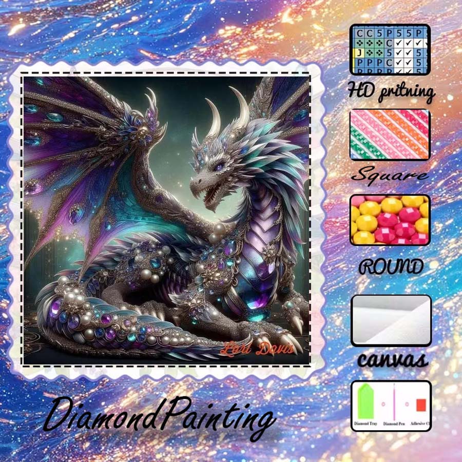1 Stück 5D DIY-Beflockungsstof – 5D Diamond Painting Kit Full Drill Bewertung und Preis