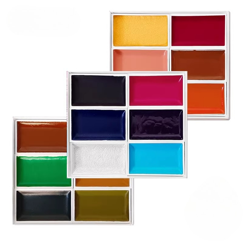 Japanisches Festes Aquarellfar – Watercolor Paint Set Solid Pigment Bewertung und Preis