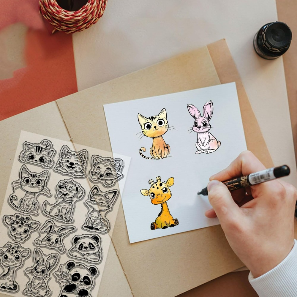 Klare Stempel mit Katze, Hund, – Clear Silicone Stamps For Card Making Bewertung und Preis