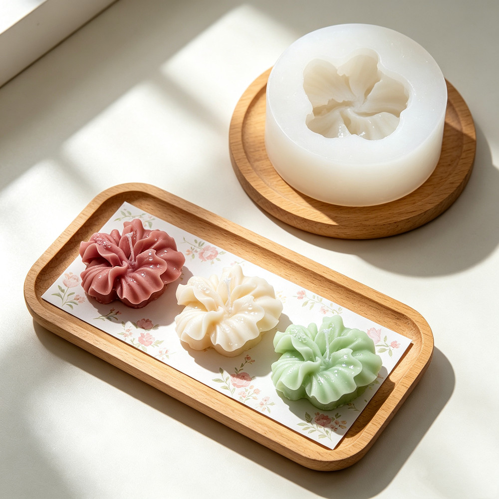 2 Stück Hibiskusblüten-Kerzenf – Silicone Epoxy Resin Molds Set Bewertung und Preis